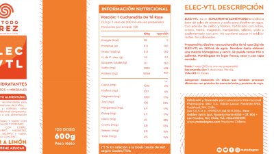 Promoción: ELEC-VTL - Electrolitos & Minerales - Sin Azúcar - 600gr - 2 Unidades Promoción: ELEC-VTL - Electrolitos & Minerales - Sin Azúcar - 600gr - 2 Unidades