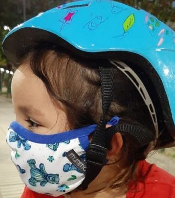Mascarilla Antifluidos Niños Ositos Azules 1