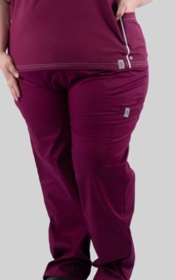 Pantalon Cargo Mujer Red Birdy Burdeo