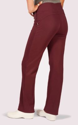 Uniforme Clínico Pantalón Mujer FLEX Elasticado Burdeo