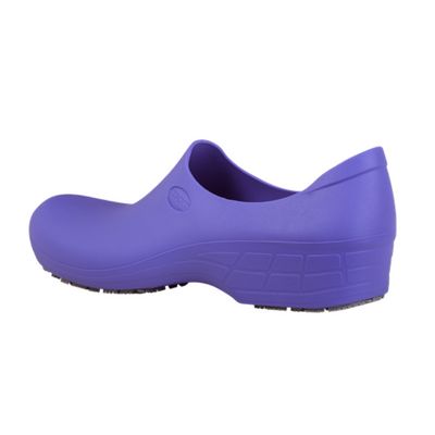 Zapato Zueco Antideslizante Cocina Clínico Lila