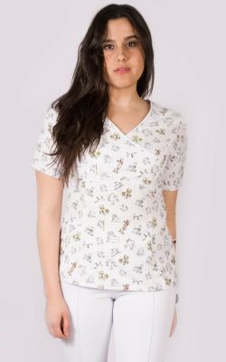 Scrubs  Odontología Modelo Petunia Diente Sonrie (PRODUCTO SIN DERECHO A CAMBIO)