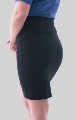 Falda Flex M.Ot Liso Az.Marino