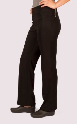 Uniforme Clínico Pantalón Mujer Elasticado Flex Negro1