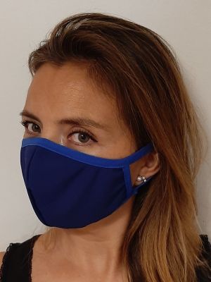 Mascarilla Antifluidos Azul Rey3