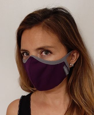 Mascarilla Antifluido Mujer Morado