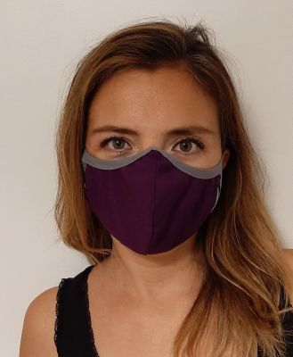 Mascarilla Antifluido Mujer Morado