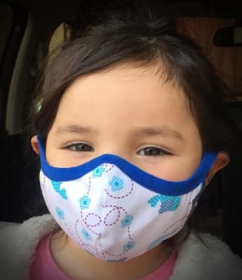 Mascarilla Antifluidos Niños Pajaritos Azules 