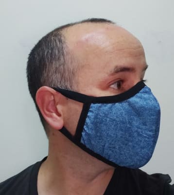 Mascarilla Antifluido Hombre Jeans