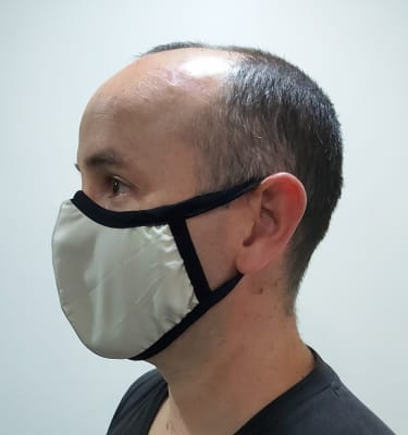 Mascarilla Antifluidos Hombre Beige