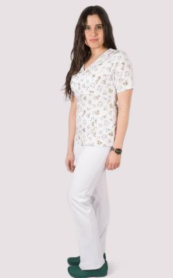 Scrubs  Odontología Modelo Petunia Diente Sonrie (PRODUCTO SIN DERECHO A CAMBIO)