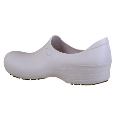 Zapato Zueco Antideslizante Cocina Clínico Blanco