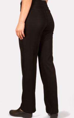 Uniforme Clínico Pantalón Mujer Elasticado Flex Negro
