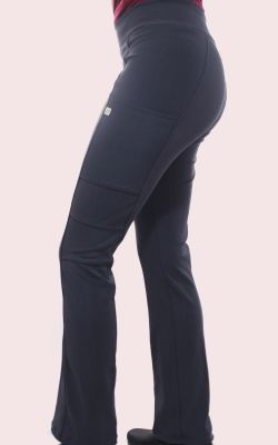 Uniforme Clínico Pantalón Mujer Elasticado Flex Pro Gris