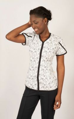 Scrubs Medico Enfermera Modelo Narciso Florcita Azul Marino 