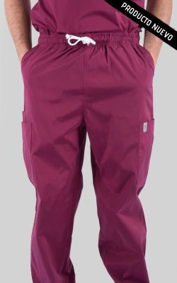Pantalon Cargo Hombre Red Birdy Burdeo