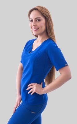 Uniforme Clinico Delantal Jade Antifluido Universal LISO