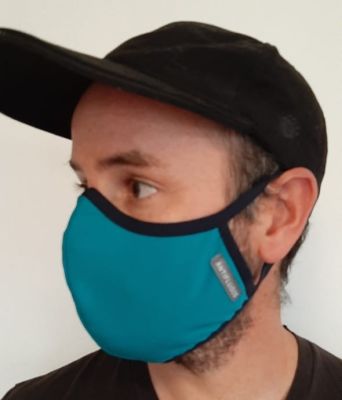 Mascarilla Antifluidos Hombre Verde Jade