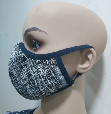 Mascarilla Antifluidos Mujer/Hombre Black and White1