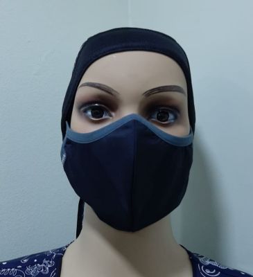 Mascarilla Antifluidos Mujer Negro