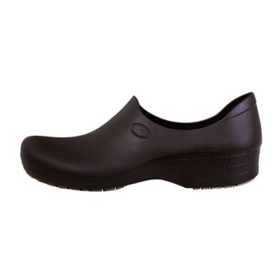 Zapato Zueco Antideslizante Cocina Clínico Negro