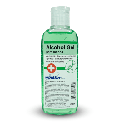 Alcohol Gel Winkler 100 ml Certificado ISP1