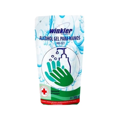 Alcohol Gel Winkler 500 ml Certificado ISP
