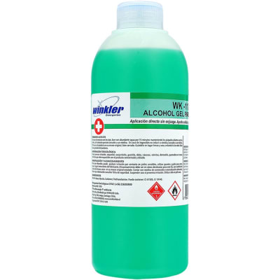 Alcohol Gel Winkler 1 litros Certificado ISP1