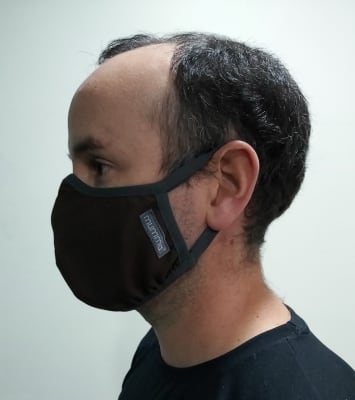 Mascarilla Antifluidos Hombre Cafe