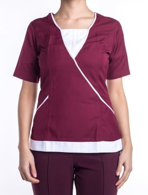 Dalia Oxf Burdeo Vivo Blanco (PRODUCTO SIN DERECHO A CAMBIO)1