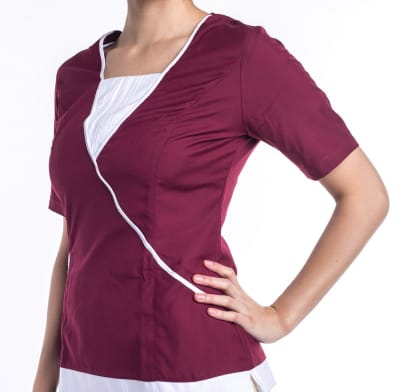 Dalia Oxf Burdeo Vivo Blanco (PRODUCTO SIN DERECHO A CAMBIO)