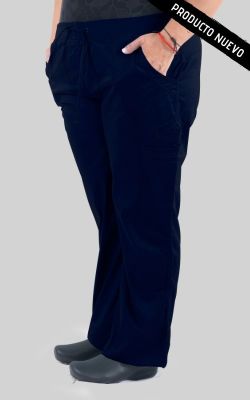 Pantalon Mujer Cargo A.F Red Birdy Azul Marino