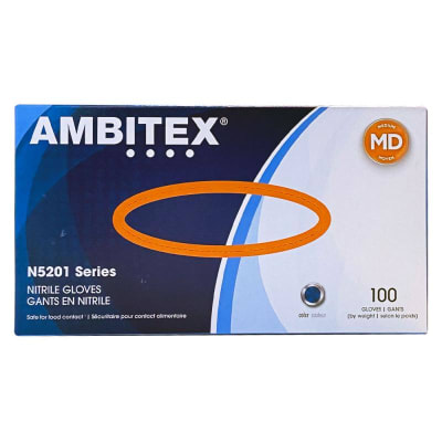 Guantes Nitrilo Azulino Caja 100 unidades