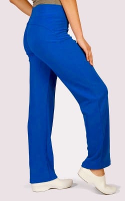 Uniforme Clínico Pantalón Mujer Flex Elasticado Azul Rey1