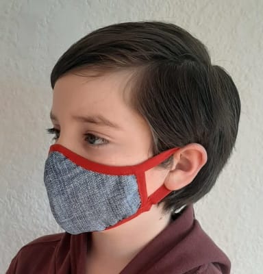 2 Mascarillas Antifluidos Niños Jeans