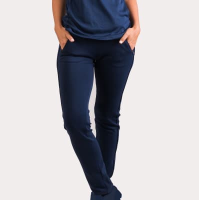 Uniforme Clínico Pantalón Mumma Joggers Azul Navy7