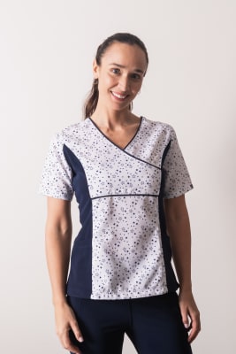 Petunia Spandex varios Estrellas 1 Azul Marino1