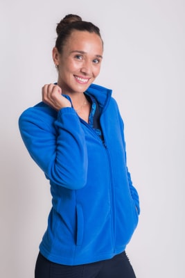 MicroPolar Mujer Manga Larga Azul Rey