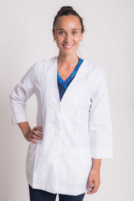 Delantal Mujer Red Birdy Blanco1