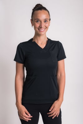 Uniforme Clínico Delantal Copper 1 Negro Nanocobre1