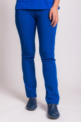 Uniforme Clínico Pantalón Mujer Flex Pro Azul Rey