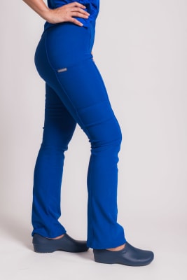 Uniforme Clínico Pantalón Mujer Flex Pro Azul Rey