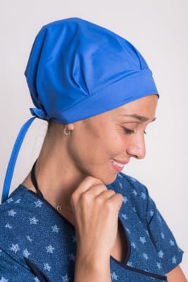 Gorro Clínico Médico Unisex Celeste