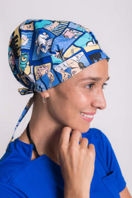 Gorro Clínico Médico Unisex Antifluidos Comic