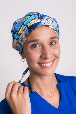 Gorro Clínico Médico Unisex Antifluidos Comic2