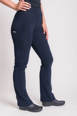 Uniforme Clínico Pantalón Mujer Elasticado Flex Pro Azul Marino
