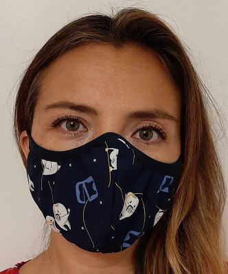 Mascarilla Antifluidos Mujer Muelas Colgantes A. Marino
