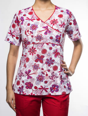 Petunia Lin Libelulas Rojo (PRODUCTO SIN DERECHO A CAMBIOS)