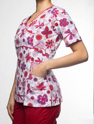 Petunia Lin Libelulas Rojo (PRODUCTO SIN DERECHO A CAMBIOS)