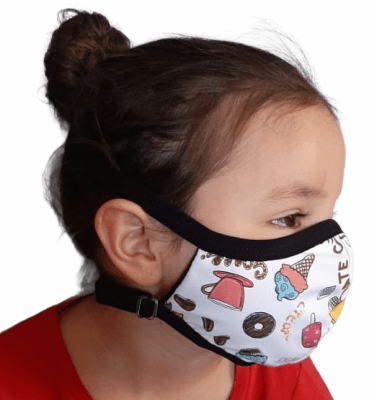 Mascarilla Antifluidos Niños Ajustable Unisex Dulces1